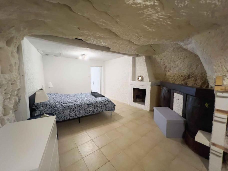 Maison Semi-Troglodyte Avec 4 Velos Rochecorbon Exterior foto